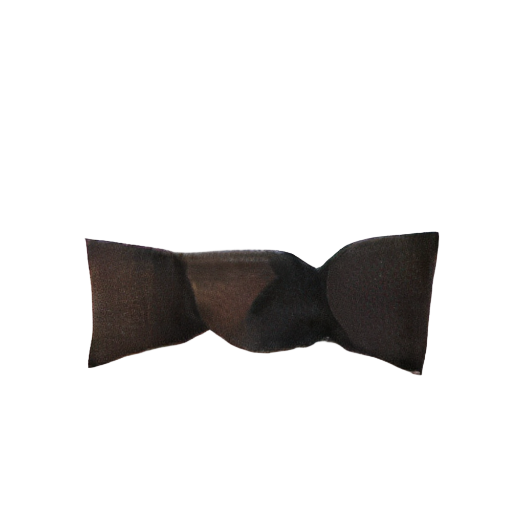 Puffer Bow Barrette (Espresso)