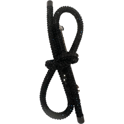Crystal Black Bow