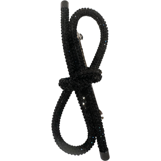 Crystal Black Bow