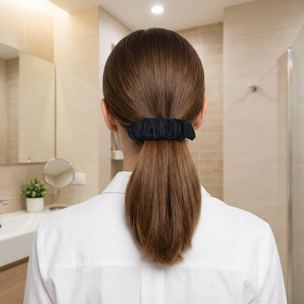 Satin Pleated Barrette